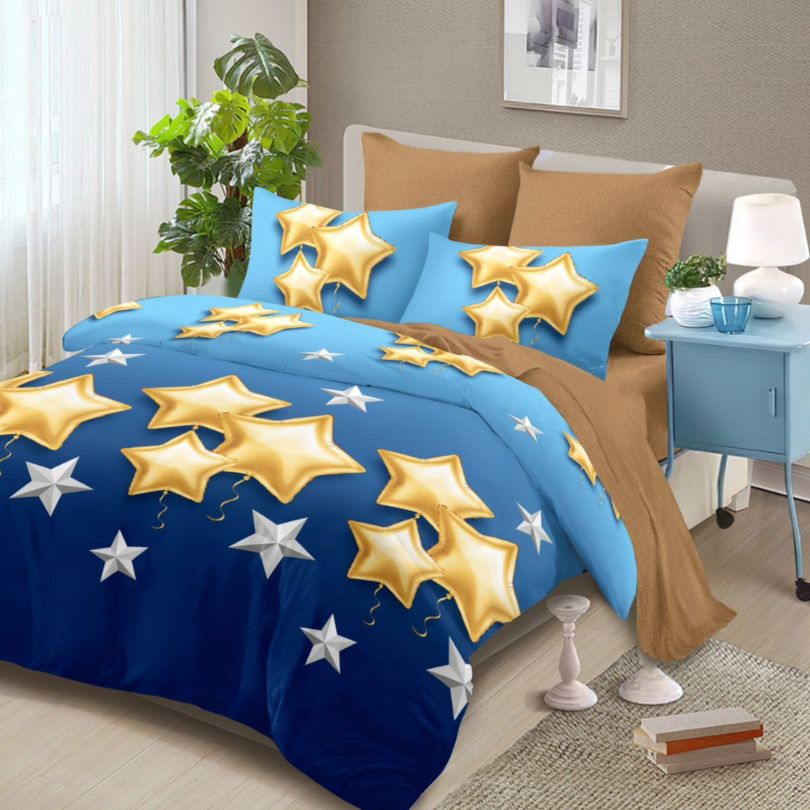 Lenjerie de Pat Bumbac Finet – 6 Piese | Confort ai Eleganta in Dormitorul Tau | COD 0154-CA