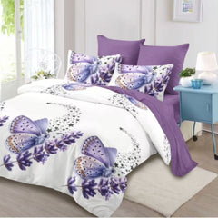 Lenjerie de Pat Bumbac Finet – 6 Piese | Confort ai Eleganta in Dormitorul Tau | COD 0164-CA