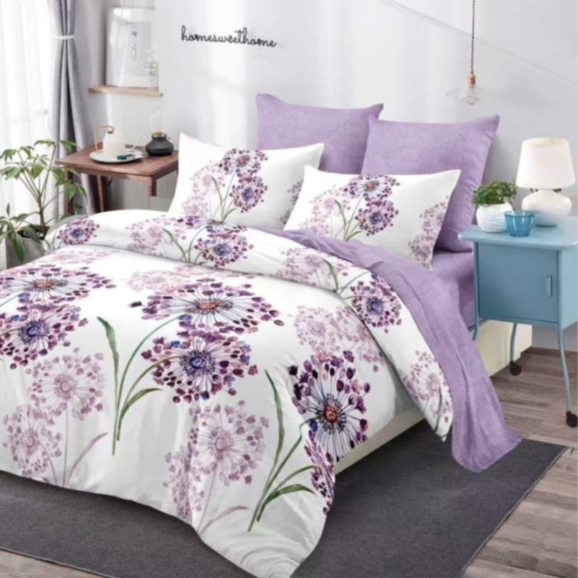 Lenjerie de Pat Bumbac Finet – 6 Piese | Confort ai Eleganta in Dormitorul Tau | COD 0172-CA