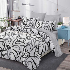 Lenjerie de Pat Bumbac Finet – 6 Piese | Confort ai Eleganta in Dormitorul Tau | COD 0176-CA