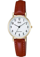 Ceas de dama clasic Q&Q C66A-002PY, maro