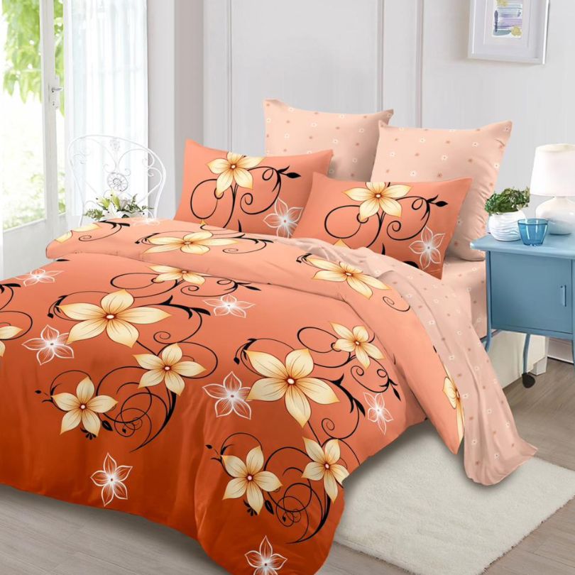 Lenjerie de Pat Bumbac Finet – 6 Piese | Confort ai Eleganta in Dormitorul Tau | COD 0155-CA