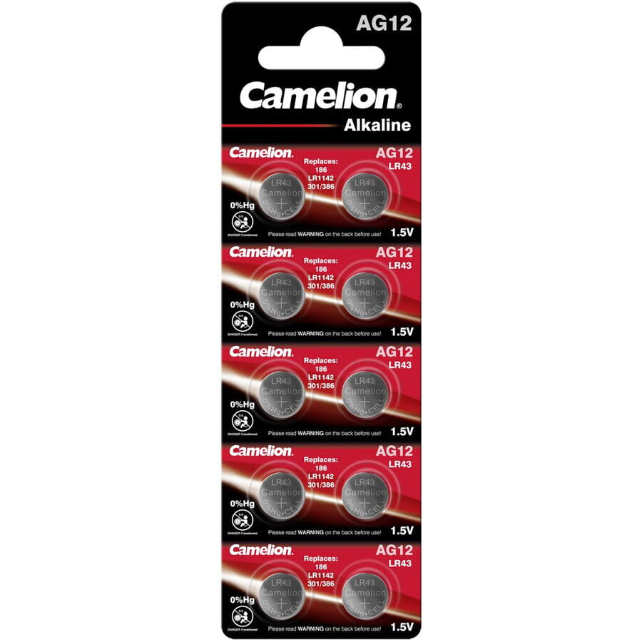 Baterie ceas Camelion AG12, LR43, LR1142, 386