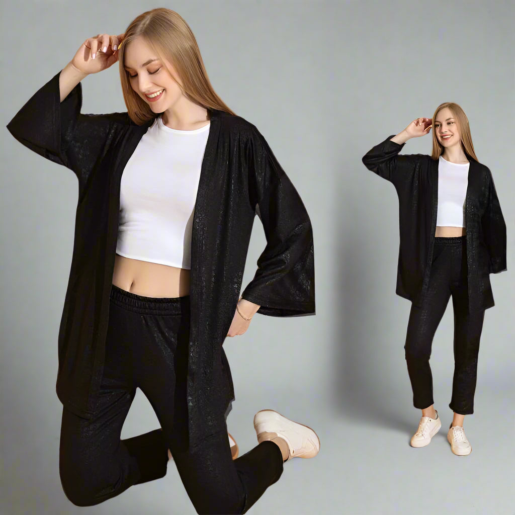 Compleu Dama 2 Piese – Set Modern Casual, Confortabil si Versatil | COD 7116 - PJ