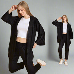 Compleu Dama 2 Piese – Set Modern Casual, Confortabil si Versatil | COD 7116 - PJ