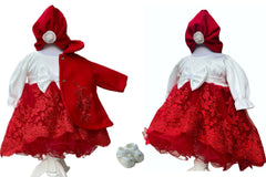 Set botez fetita cu lumanare Minnie Mouse