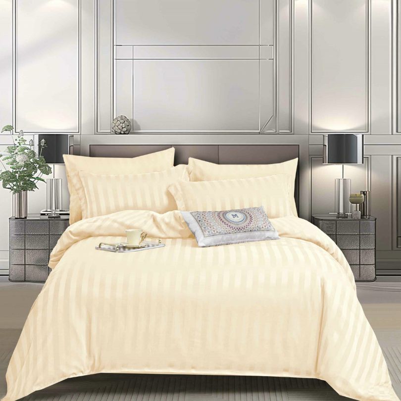 Lenjerie de Pat din Damasc cu Elastic – Set 6 Piese | Eleganta si Confort in Dormitorul Tau | COD 0080-PR