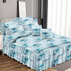 Lenjerie de pat bumbac finet cu volanas – 6 piese | 0281-SE