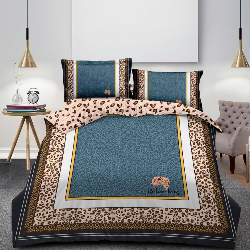 Lenjerie de Pat Bumbac Finet 6 Piese – Confort Premium și Design Modern 3D | COD 2065-SI