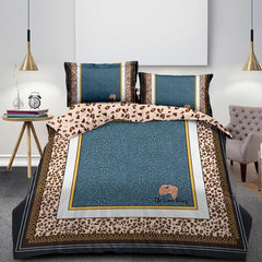 Lenjerie de Pat Bumbac Finet 6 Piese – Confort Premium și Design Modern 3D | COD 2065-SI