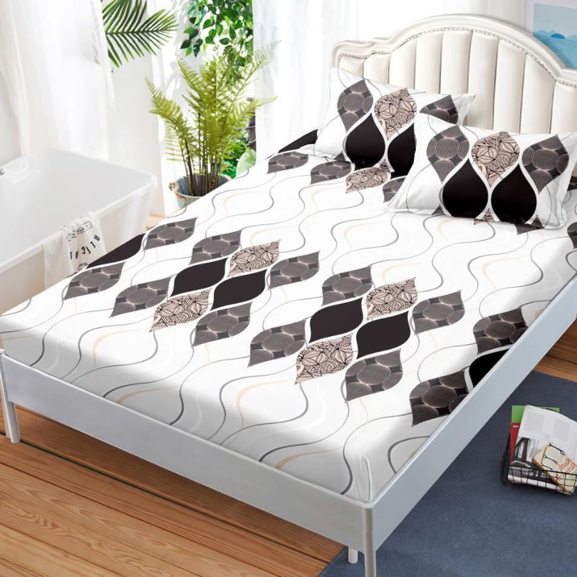 Husa de Pat cu Elastic 3 Piese Finet – Confort și Eleganță în Dormitor , COD: 2049-SI