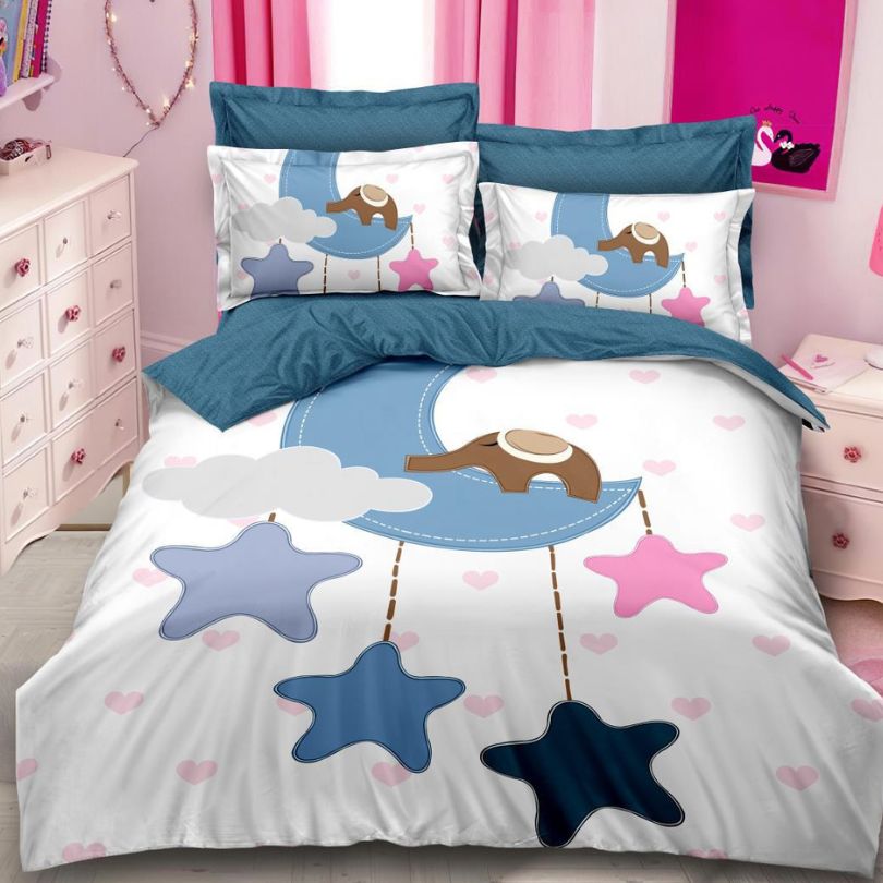 Lenjerie de Pat Bumbac Finet 6 Piese – Confort Premium și Design Modern 3D | COD 2064-SI