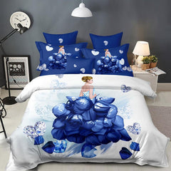 Lenjerie de Pat Bumbac Finet 6 Piese – Confort Premium și Design Modern | COD 2062-SI