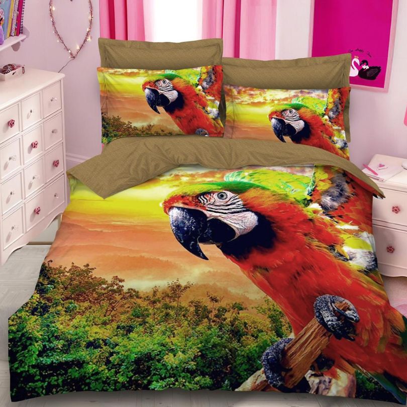 Lenjerie de Pat Bumbac Finet 6 Piese – Confort Premium și Design Modern 3D | COD 2060-SI