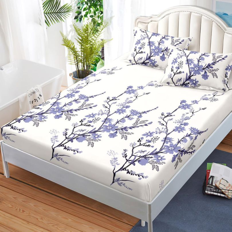 Husa de Pat cu Elastic 3 Piese Finet – Confort și Eleganță în Dormitor , COD: 2043-SI