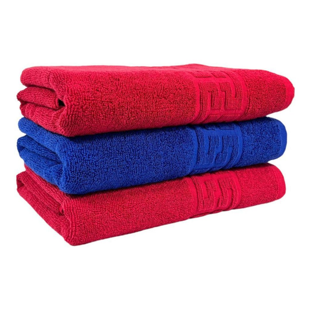 Set 3 Prosoape Baie , Bumbac 100%, 500g/m², Greek