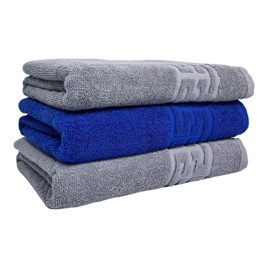 Set 3 Prosoape Baie , Bumbac 100%, 500g/m², Greek