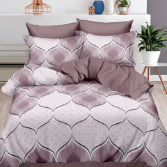Lenjerie de Pat Bumbac Finet cu Elastic – Set 6 Piese, Moale și Confortabil | 5060-SI