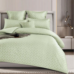 Lenjerie de Pat Bumbac Finet de Lux cu Elastic – Set 6 Piese | Confort, Stil si Fixare Perfecta | COD 0375-SI