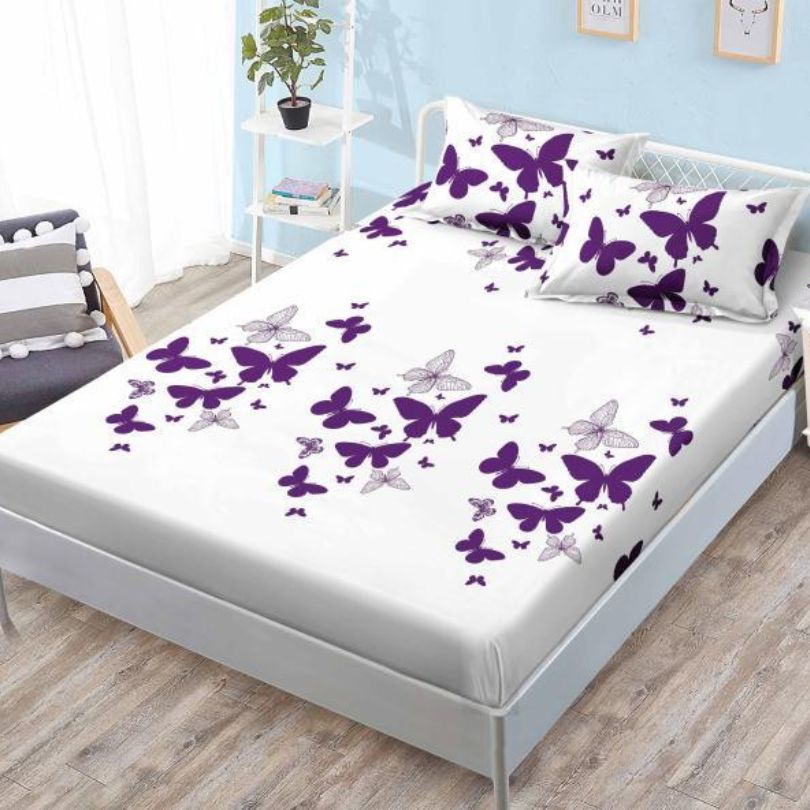 Husa de Pat cu Elastic 3 Piese Finet – Confort și Eleganță în Dormitor , COD: 2058-SI