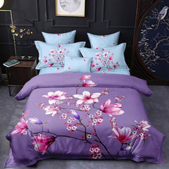 Lenjerie de Pat Bumbac Finet 6 Piese – Confort Premium și Design Modern | COD 2061-SI