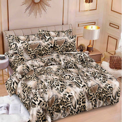 Lenjerie de Pat Bumbac Finet cu Elastic – Set 6 Piese, Moale și Confortabil | 5000-SI