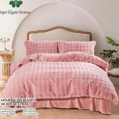 Lenjerie de pat din blanita de iepure | 0164-SE
