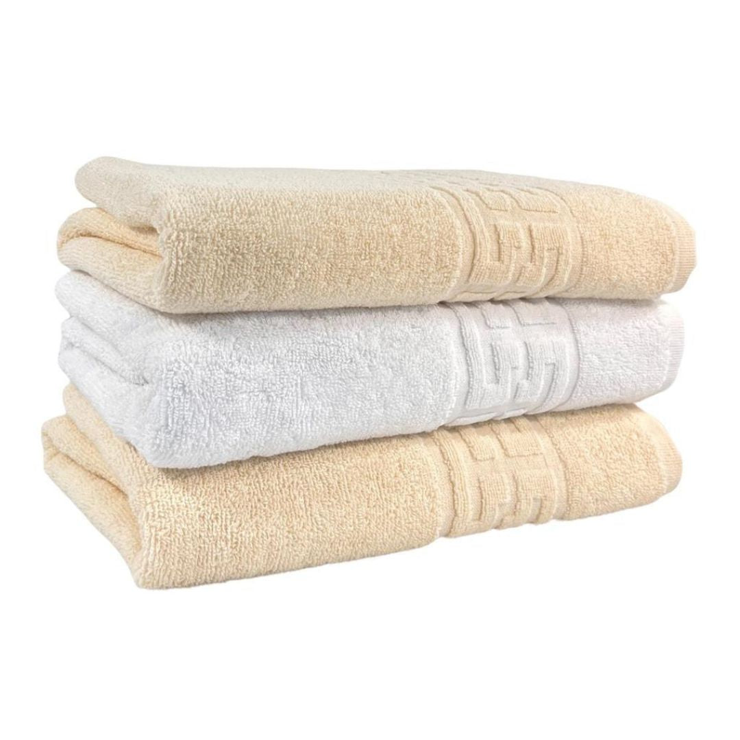 Set 3 Prosoape Baie , Bumbac 100%, 500g/m², Greek