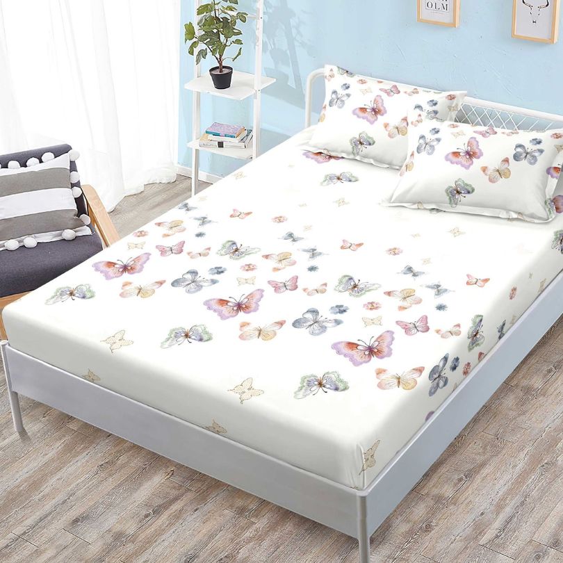 Husa de Pat cu Elastic 3 Piese Finet – Confort și Eleganță în Dormitor , COD: 2016-SI