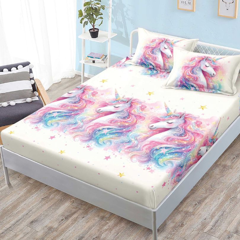 Husa de Pat cu Elastic 3 Piese Finet – Confort și Eleganță în Dormitor , COD: 2015-SI