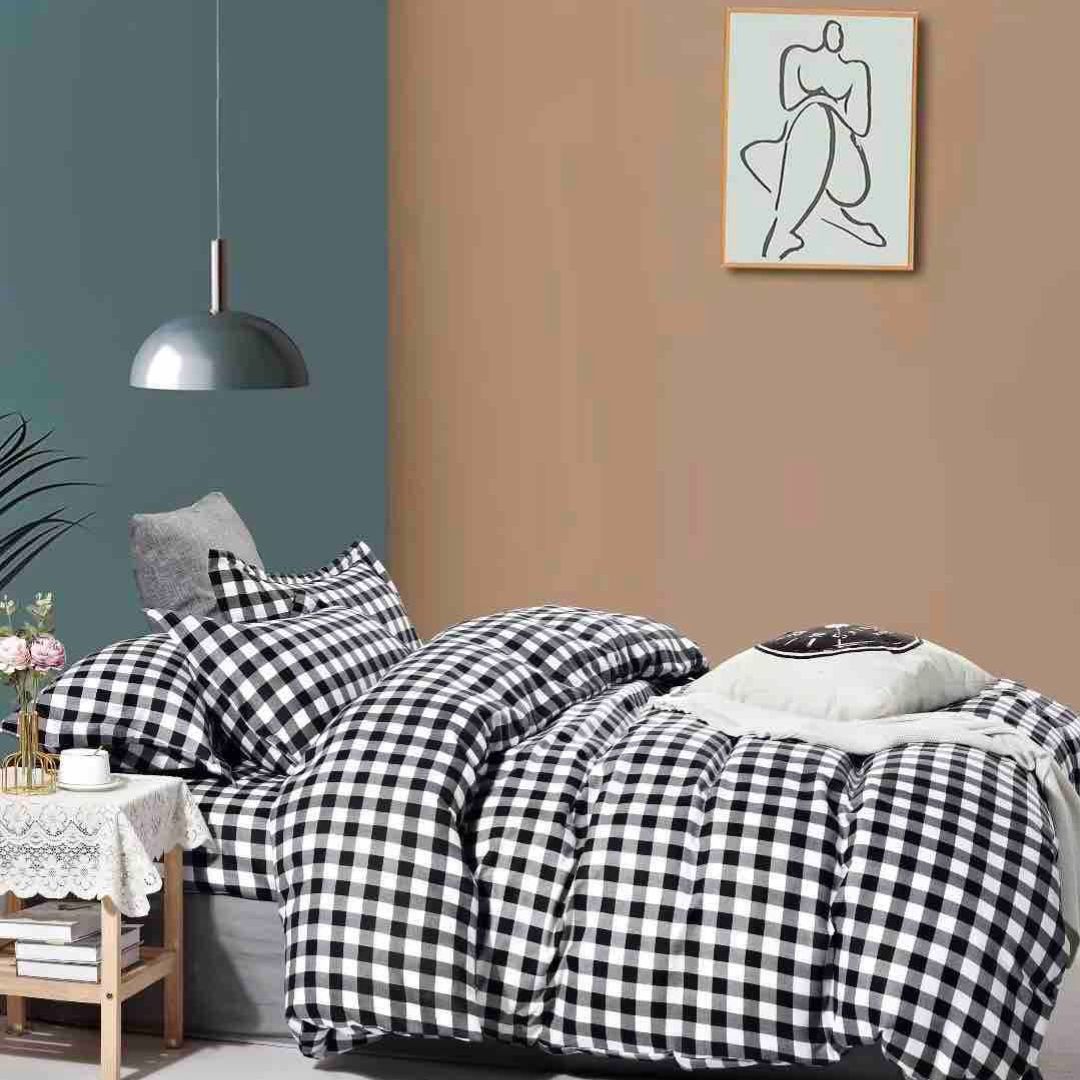 Lenjerie de pat bumbac finet o persoana – 4 piese | 00059-J