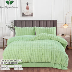Lenjerie de pat din blanita de iepure | 0161-SE