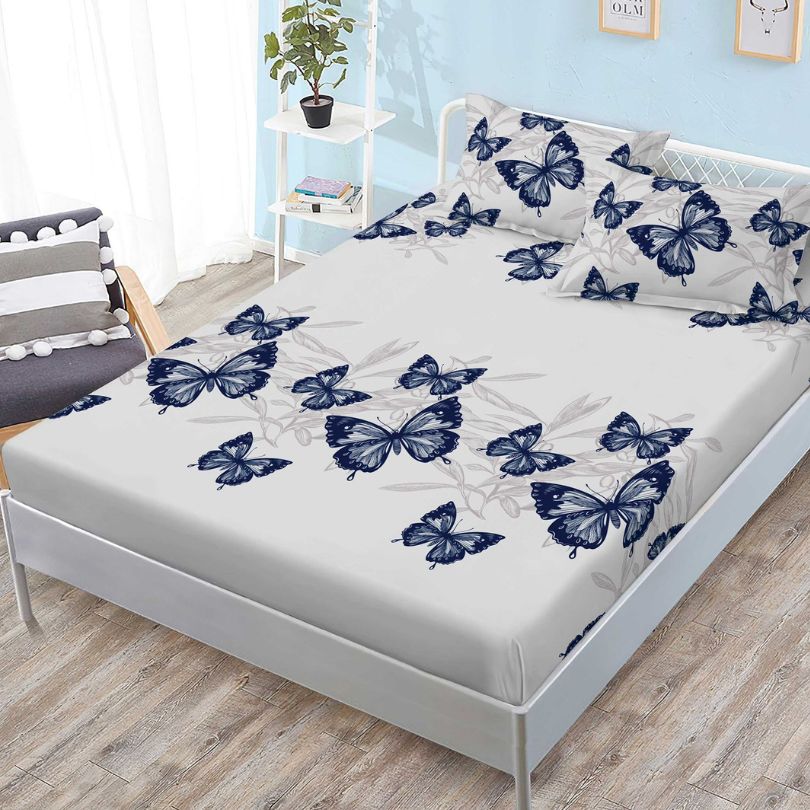 Husa de Pat cu Elastic 3 Piese Finet – Confort și Eleganță în Dormitor , COD: 2005-SI