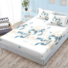 Husa de Pat cu Elastic 3 Piese Finet – Confort și Eleganță în Dormitor , COD: 2001-SI