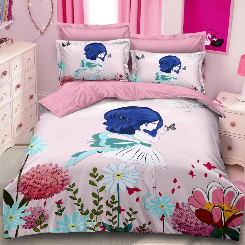 Lenjerie de Pat Bumbac Finet 6 Piese – Confort Premium și Design Modern 3D | COD 2069-SI