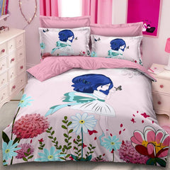 Lenjerie de Pat Bumbac Finet 6 Piese – Confort Premium și Design Modern 3D | COD 2069-SI