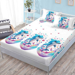 Husa de Pat cu Elastic 3 Piese Finet – Confort și Eleganță în Dormitor , COD: 2000-SI