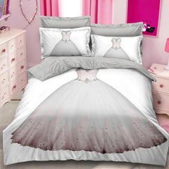 Lenjerie de Pat Bumbac Finet 6 Piese – Confort Premium și Design Modern 3D | COD 2068-SI