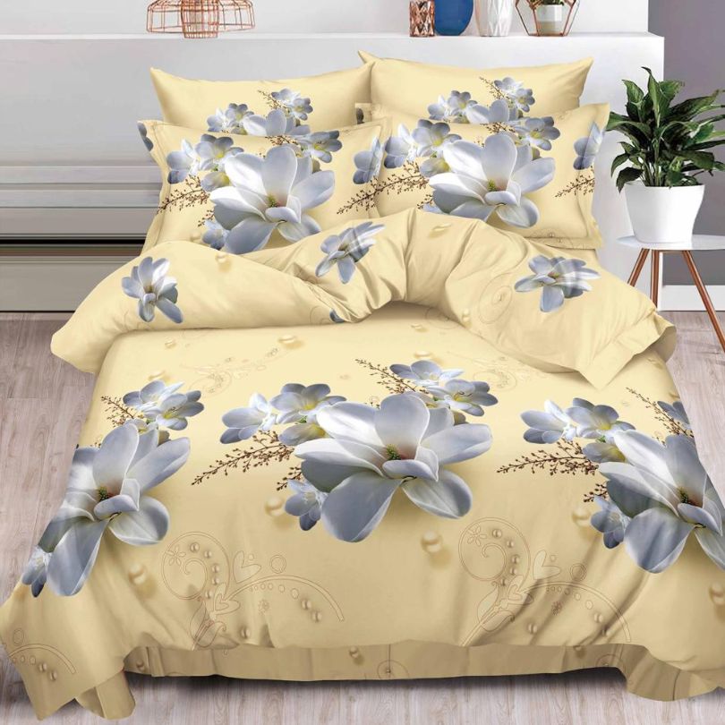 Lenjerie de Pat Bumbac Finet 3D – Set 6 Piese | COD 0335-SI