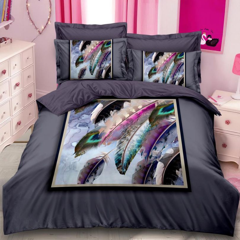 Lenjerie de Pat Bumbac Finet 6 Piese – Confort Premium și Design Modern 3D | COD 2067-SI
