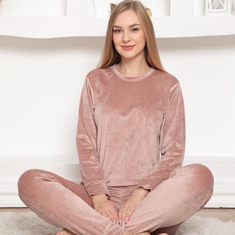 Pijama Dama Catifea|0036-PM