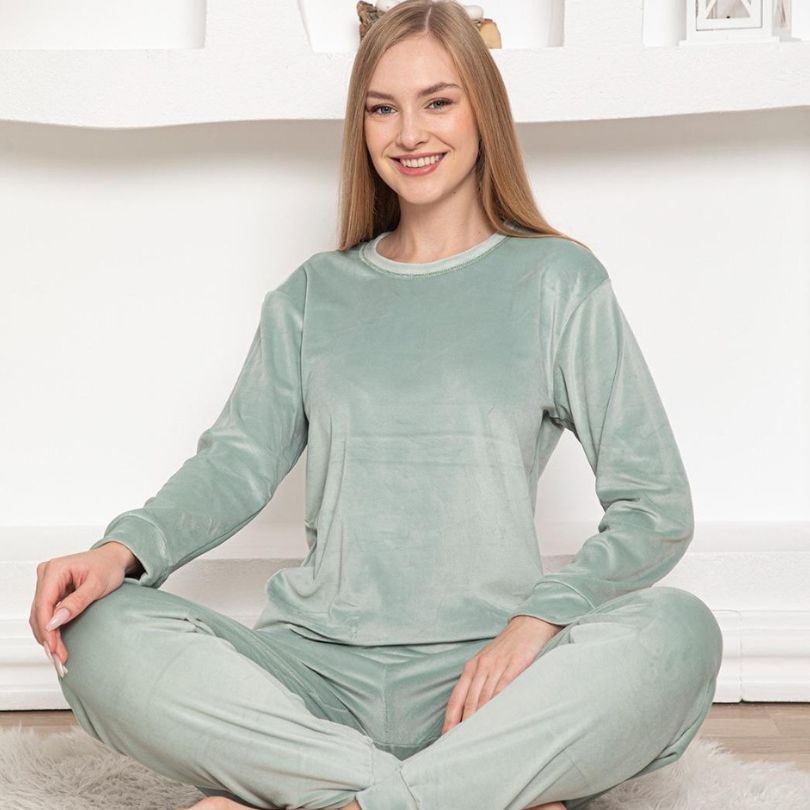 Pijama Dama Catifea|0037-PM