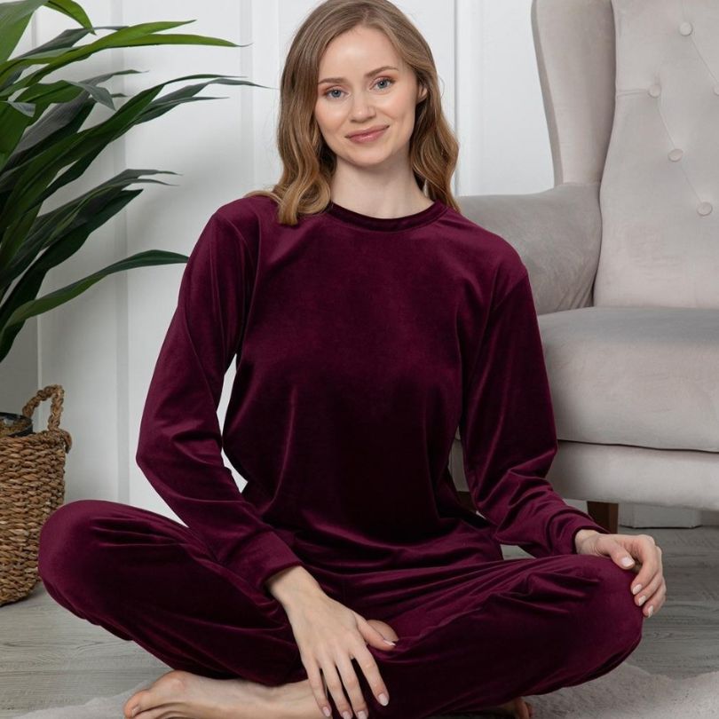 Pijama Dama Catifea|0040-PM