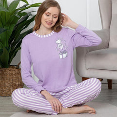 Pijama Dama Bumbac|0056-PM