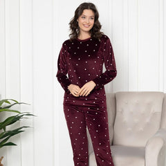 Pijama Dama Catifea|0047-PM