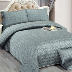 Cuvertura de Pat din Catifea – Set 5 Piese pentru Eleganta si Rasfat in Dormitor | COD 0476-CF