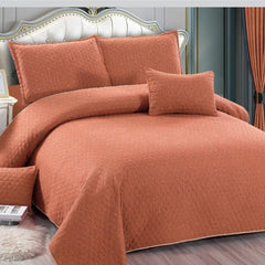 Cuvertură de Pat Uni din Bumbac – Set Complet 5 Piese | Eleganța și Confort Natural | COD 0514-CF