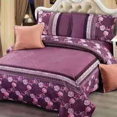 Cuvertura de Pat din Catifea – Set 5 Piese | Eleganta si Rasfat in Dormitor | COD 0485-CF