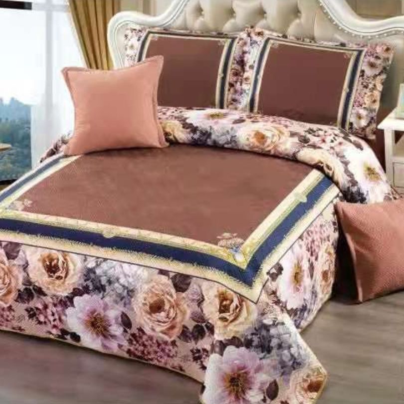 Cuvertura de Pat din Catifea – Set 5 Piese | Eleganta si Rasfat in Dormitor | COD 0486-CF