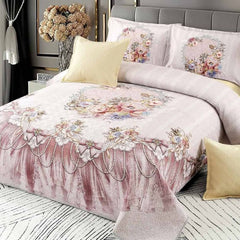 Cuvertura de Pat din Catifea – Set 5 Piese | Eleganta si Rasfat in Dormitor | COD 0498-CF